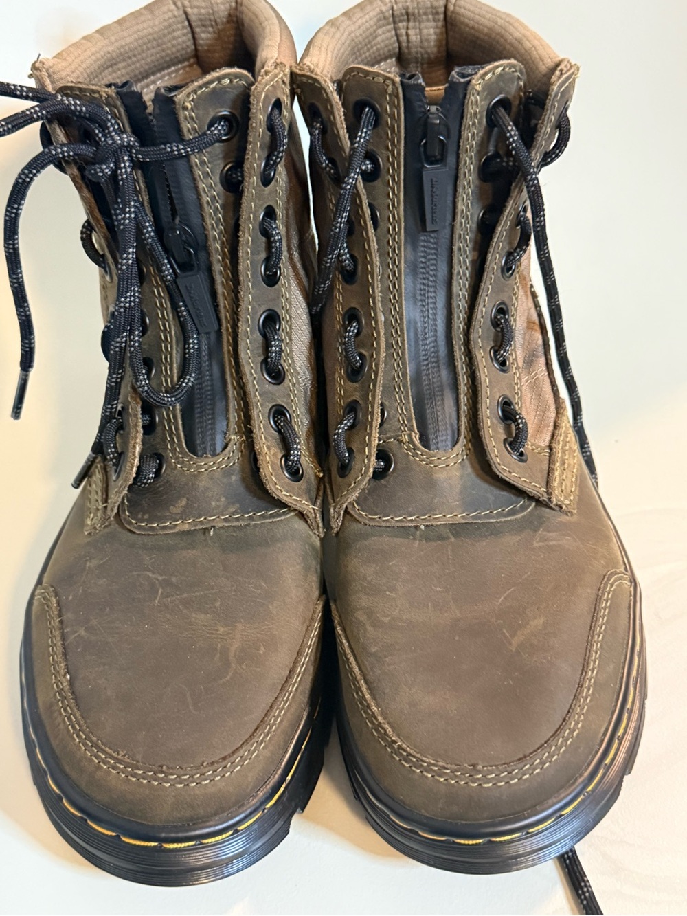 Dr. Martens Combs Jungle Brown Work Combat Boots 37/UK4/US6 (fits 6.5)